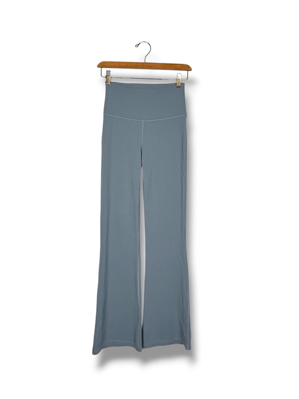 Lululemon Groove Super High-Rise Flared Pant Nulu Chambray Blue 4 Buttery Yoga